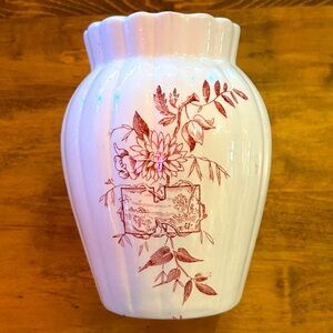 Antique Transferware Vase